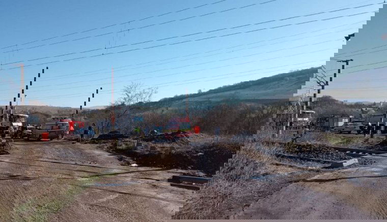 Teherautóval ütközött egy vonat Málnáson