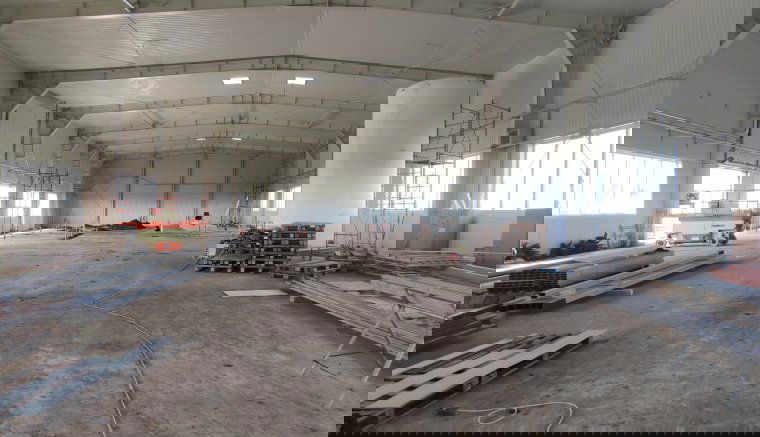 Építik a tejüzemet az ipari parkban