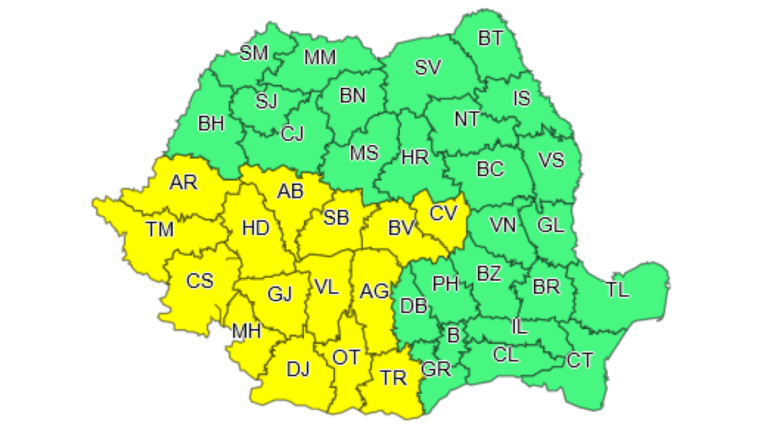 Újabb sárga riasztást adtak ki a várható esőzések miatt