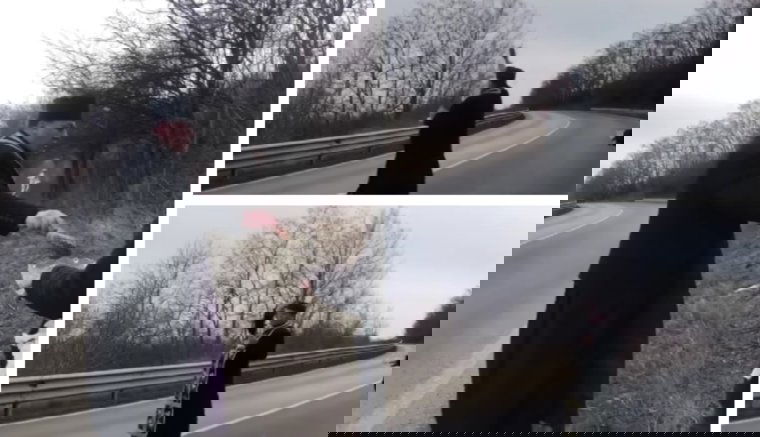 Megszentelt egy halálkanyart egy Bákó megyei pap