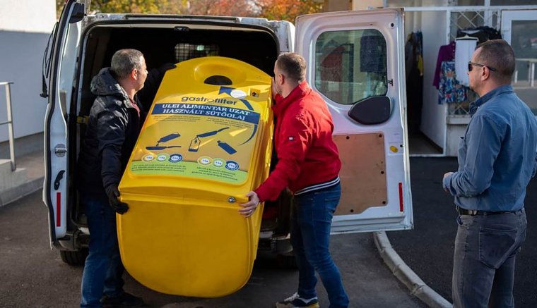 Gyűjtik a használt étolajat