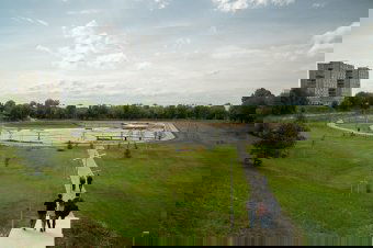 Kezd formát ölteni az állomási tó Sepsiszentgyörgyön