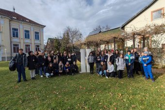 Több száz diák munkája által nő és gyarapodik a Napkapu-erdő Sepsiszentgyörgyön