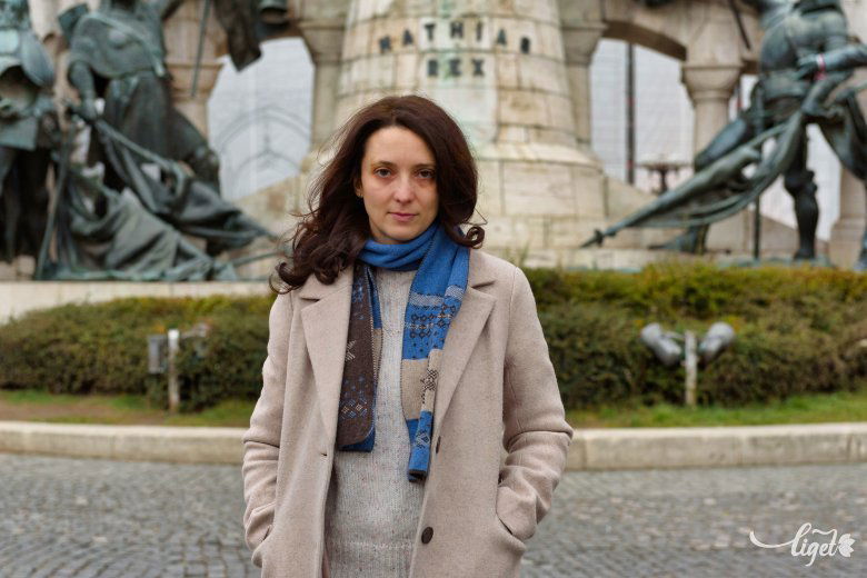 Felméri Cecília kolozsvári filmrendező. Nemrégiben fejezte be első nagyjátékfilmjét •  Fotó: Kiss Gábor