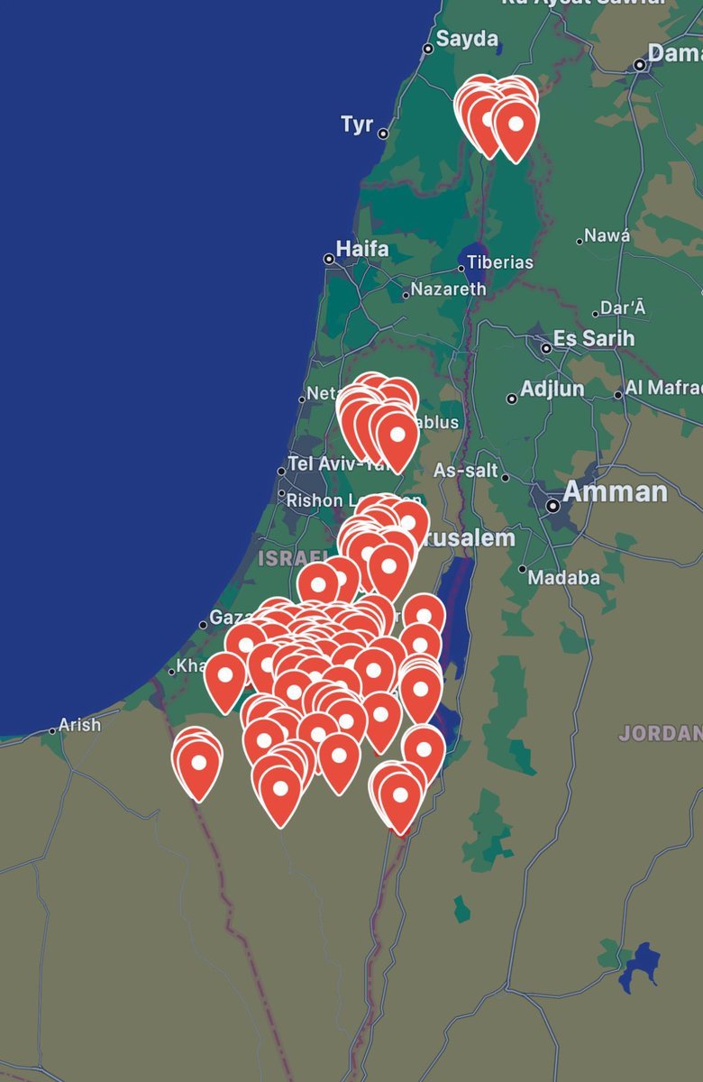Izrael számos részén megszólaltak éjszaka a légvédelmi szirénák, az embereket a hatóságok arra kérik, hogy menjenek az óvóhelyekre •  Fotó: Izraeli védelmi minisztérium