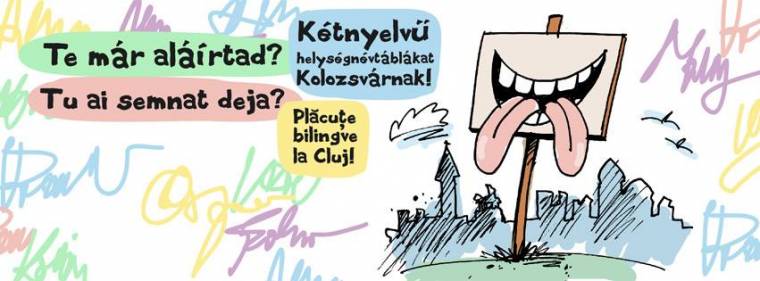 Aláírásokat gyűjtenek a kolozsvári kétnyelvűségért