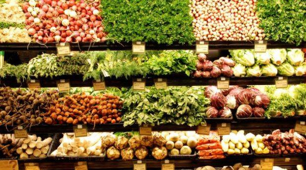 Román zöldségek a szupermarketekben