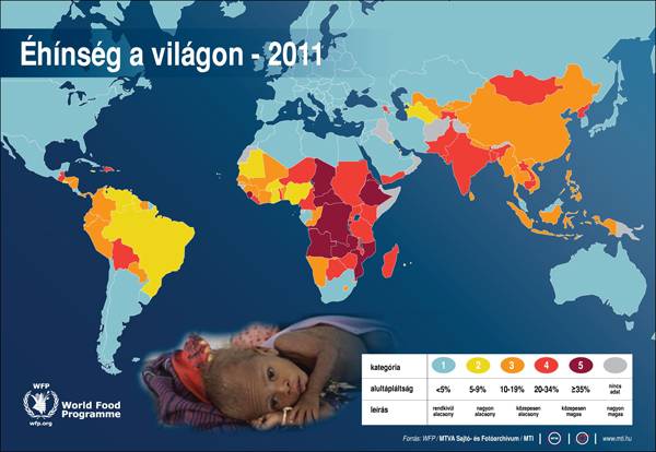 Még mindig 870 millió ember éhezik világszerte