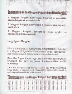 Az MPSZ támogatásáért krumplit és karácsonyfát ígérő plakátokat helyeztek el a fővárosban 