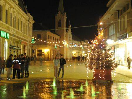 Ünnepi fényár Nagyváradon