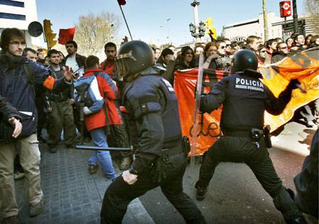 Tüntetés a bolognai folyamat ellen