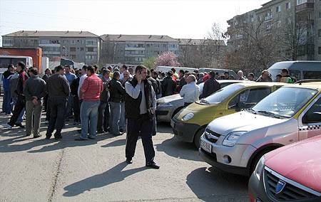 Tiltakoztak a taxisok 