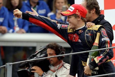 Vettel, a monzai esőkirály