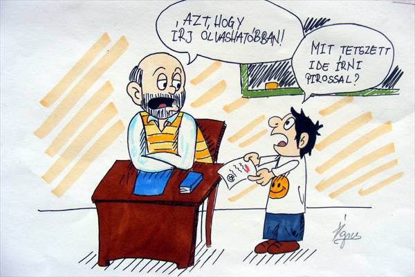 Görbe tükörben az iskola