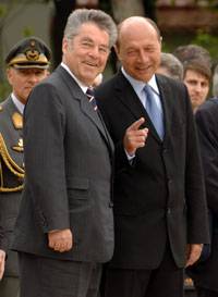 Romániában az osztrák államfő