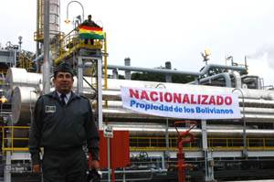 Államosítás Bolíviában
