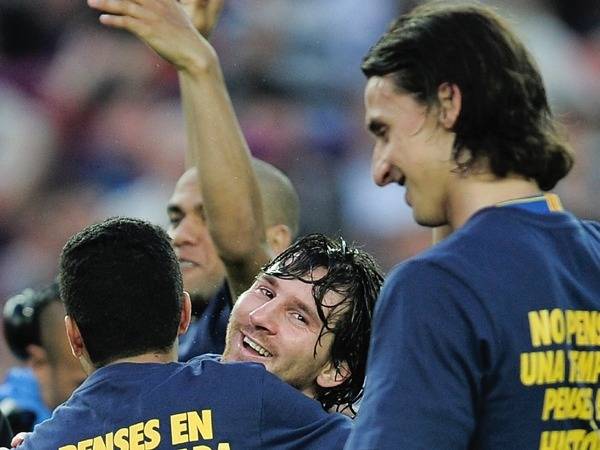 Bajnok a Barcelona, Messié az Aranycipő