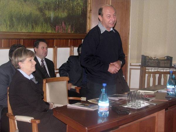 Kovásznán dicsérte  az RMDSZ-t Băsescu
