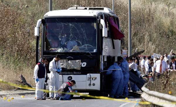 Buszrobbantás Isztambulban