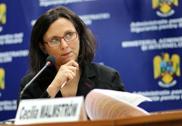 Cecilia Malmström konkrét elvárásokhoz kötné a schengeni csatlakozást