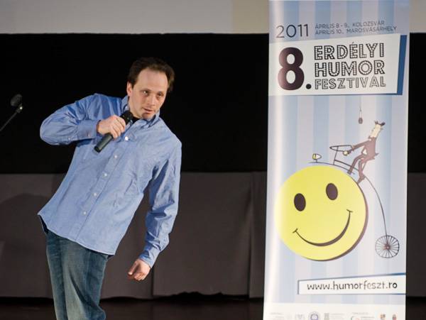 Telt ház előtt zajlottak a humorfesztivál kolozsvári rendezvényei