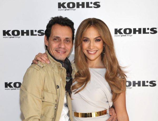 A divatiparban  J. Lo és Marc Anthony