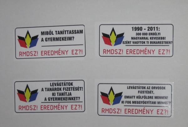 Ismét jelentkeztek az RMDSZ-ellenes „matricások”