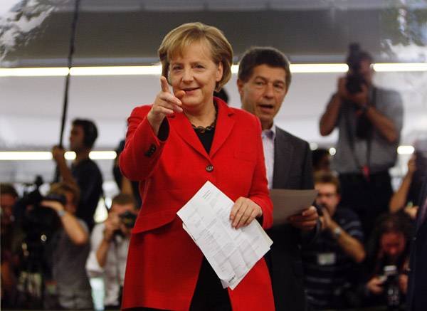 Németországi exit poll: CDU/CSU–FDP jobbközép koalíció alakulhat