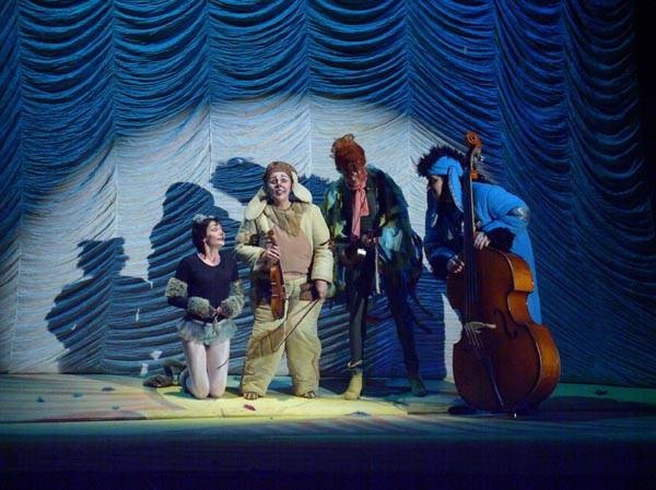 A brémai muzsikusok a Kolozsvári Magyar Opera színpadán