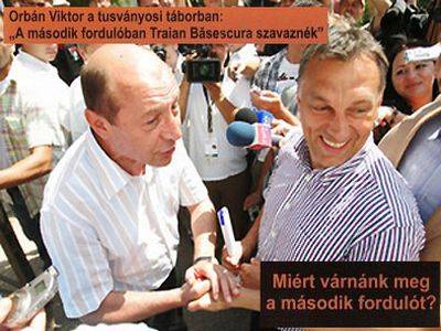 Băsescu Orbánnal korteskedik?
