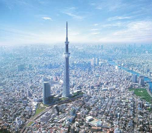 Tokióban átadták a világ legmagasabb tornyát, a Sky Tree-t