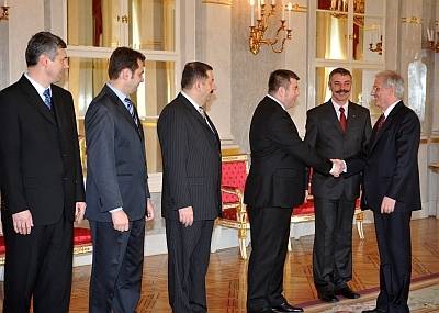 Székelyföldi vezetők Sólyom Lászlónál