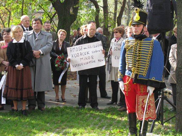 Tiltakozással emlékeztek Szacsvayra Nagyváradon