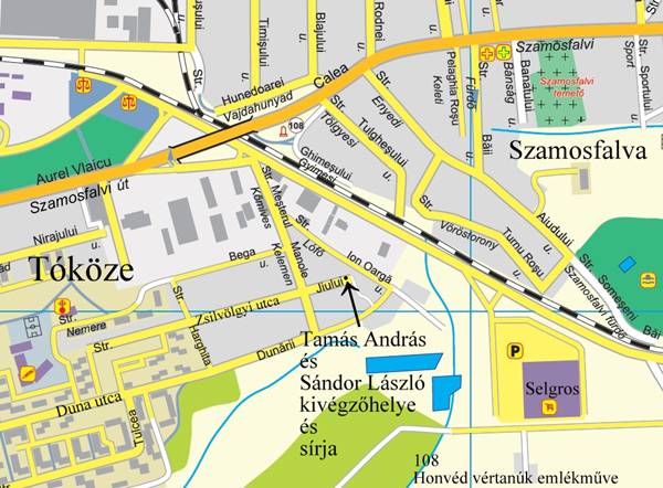 Hol végezték ki Tamás Andrást és Sándor Lászlót?