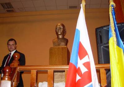 Szobor a Matica Slovenska vezetőjének 