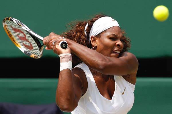 Serena Williams az első döntős