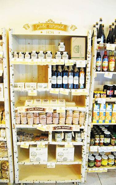 Góbé termékek Szeben főterén