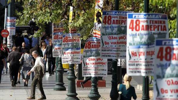 Megbénult Görögország