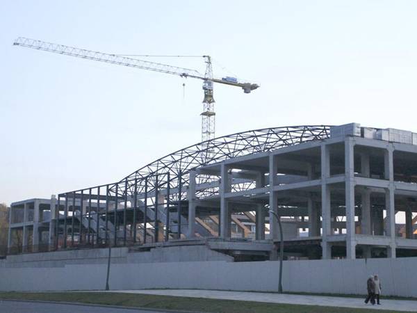 Épül az új kolozsvári sportcsarnok