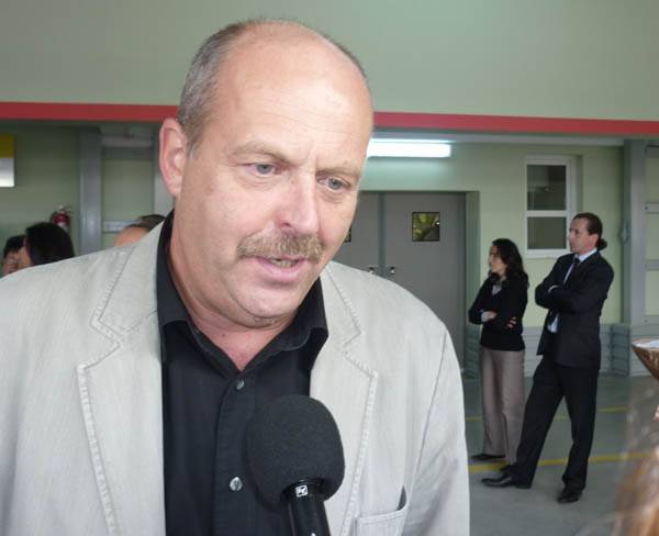 Szabó Béla, a magyar tagozat vezetője &bullet;  Fotó: A szerző felvétele