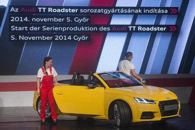 Újabb Audi-modell gyártása indult be Győrben