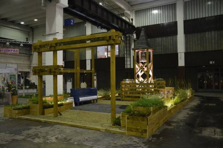 Székelyföldi kert nyert első díjat a budapesti versenyen