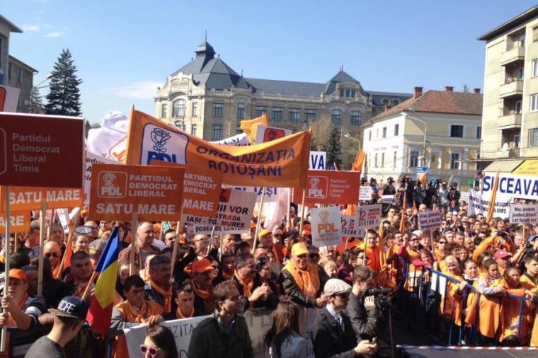 Boc nem tüntetett a demokratáival Kolozsváron