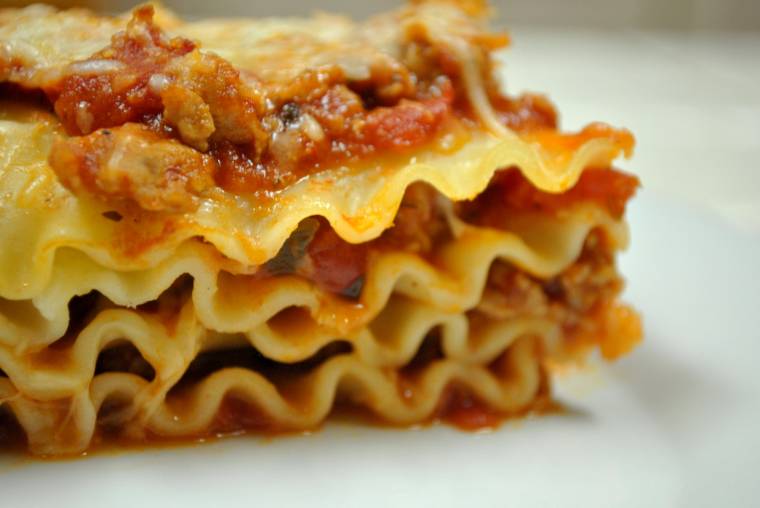 Lasagne hússal és hús nélkül