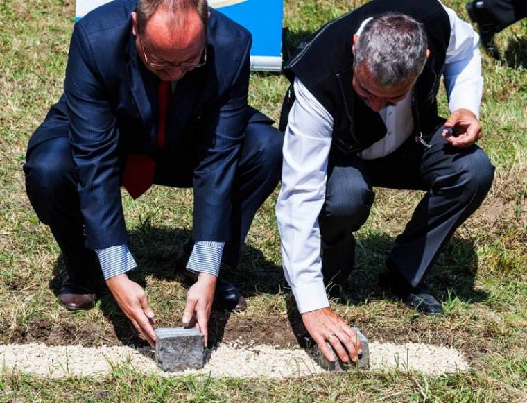 Letették az orvoslakások alapkövét Sepsiszentgyörgyön