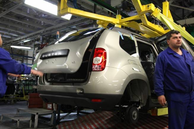 Visszaesett az autógyártás Romániában