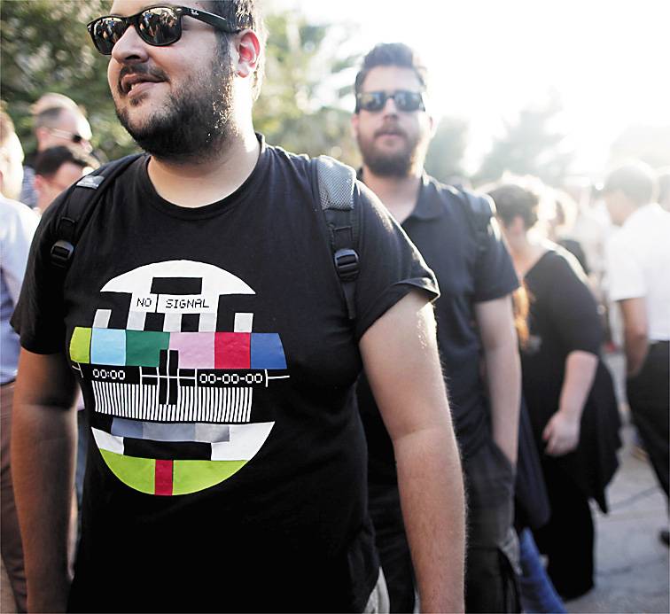 Görög televíziós dráma újságírósztrájkkal