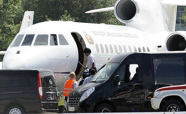 Morales „kényszerleszállása”