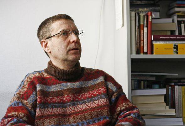 Károlyi Csaba kritikus volt a váradi Törzsasztal vendége