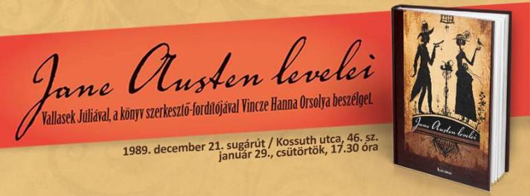 Kolozsvári beszélgetés Jane Austen levelezéséről